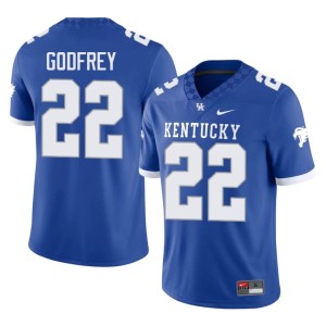 BBN College Football High School Royal #22 Grant Godfrey Men's Jerseys 951815-393