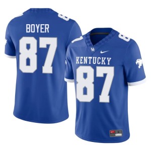 Wildcats Henry Boyer College Football Royal High School #87 Mens Jersey 233581-899