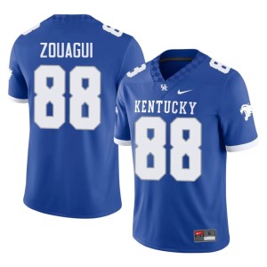 The Cats College Football Mens Limited Royal Adam Zouagui #88 Jersey 357610-625