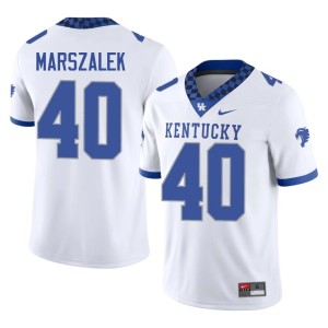 BBN Cole Marszalek #40 Mens College Football 2026-27 White Jersey 166653-135