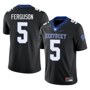 Wildcats Ja'Kayden Ferguson #5 Men Black College Football Game Jerseys 875136-837