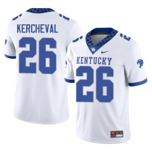 BBN White Ralph Kercheval College Football Mens #26 Game Jersey 685066-274