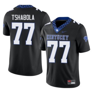 BBN #77 Tegra Tshabola Limited Black Men's College Football Jerseys 522023-813