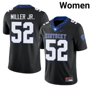 University of Kentucky Wildcats Alumni Black Cameron Miller Jr. #52 College Football Women's Jersey 615362-867