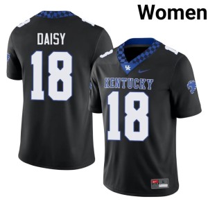 UK #18 Black Womens College Football Stitched Xavier Daisy Jersey 120611-841