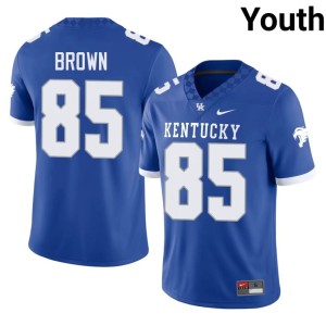 The Cats Player Youth Royal Elijah Brown #85 College Football Jersey 770256-878