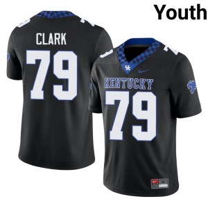 University of Kentucky Black Youth #79 College Football Jay Clark 2026 Jersey 598928-906