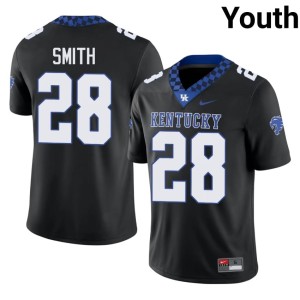 University of Kentucky Wildcats Black College Football Youth Ahmir Smith 2026-27 #28 Jerseys 341327-329