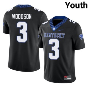 The Cats College Football Youth Black Player Andre' Woodson #3 Jersey 958837-661