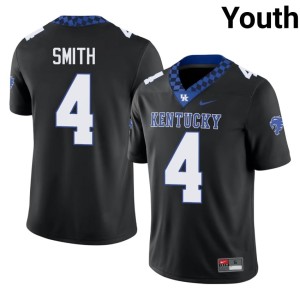 The Cats Antwan Smith Black College Football #4 Player Youth Jerseys 888103-967