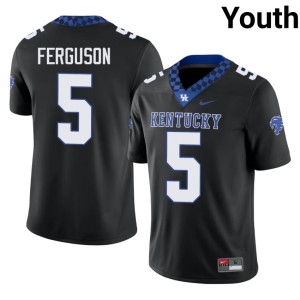 The Cats Ja'Kayden Ferguson College Football Embroidery Black #5 Youth Jersey 685900-926