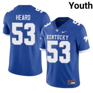 Big Blue Nation College Football Youth Lance Heard #53 Royal 2026-27 Jerseys 286047-520