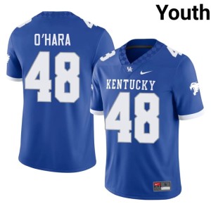 Wildcats College Football Royal Thomas O'Hara #48 University Youth Jersey 109308-466